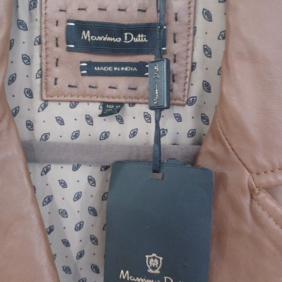 Massimo dutti butter soft leather jacke - Picture 4 of 5